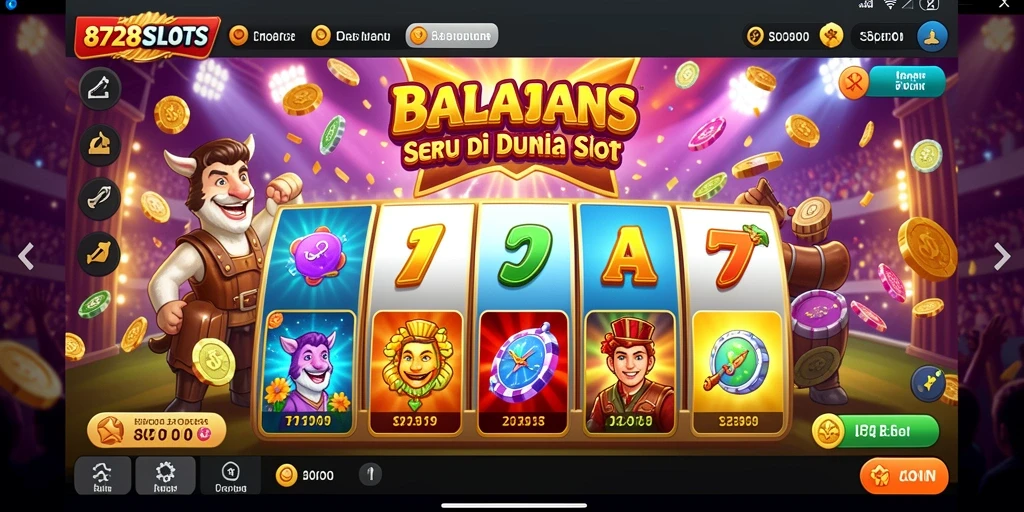 Tampilan menarik dari gameplay balapan di 8728SLOTS.
