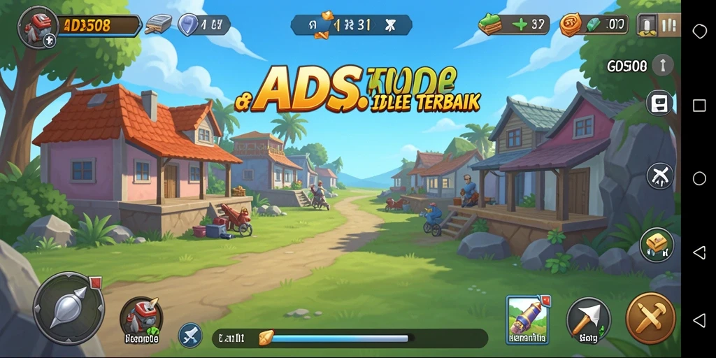 Tampilan gameplay ADS508 yang mengasyikkan dengan karakter yang beraksi.