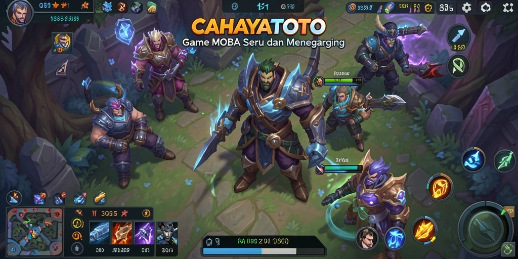 Tampilan gameplay yang menegangkan di CAHAYATOTO.
