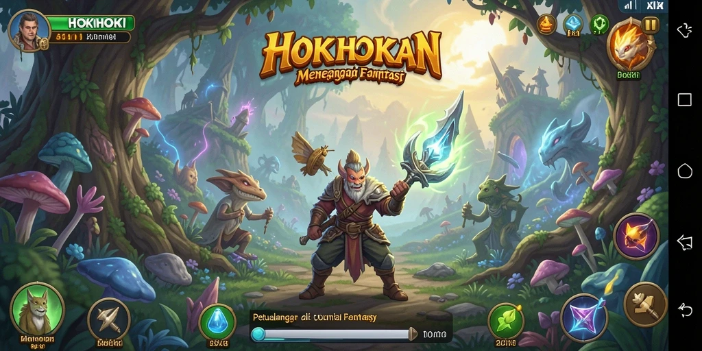 Gameplay HOKIHOKI yang penuh petualangan dan tantangan.