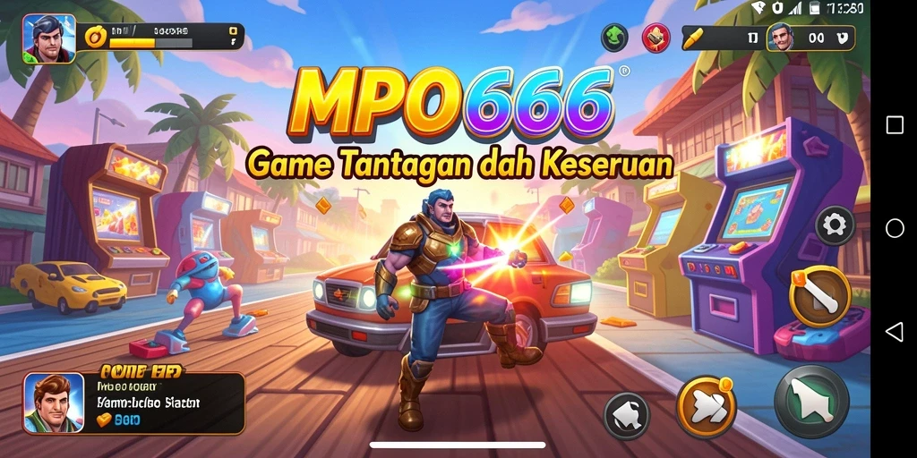Tangkapan layar MPO666 menampilkan gameplay Arcade yang seru dan dinamis.
