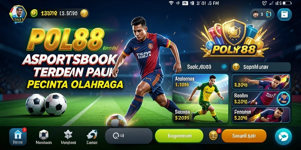 Tampilan gameplay Sportsbook yang menarik dan interaktif di POL88.