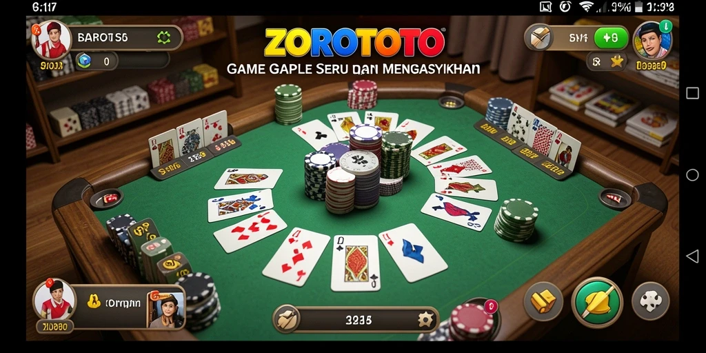 Tampilan gameplay ZOROTOTO yang seru dan interaktif.