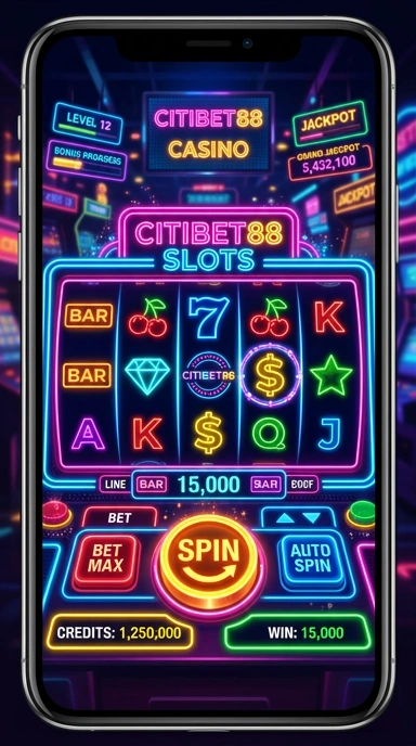 Tampilan utama aplikasi citibet88 dengan daftar aplikasi populer.